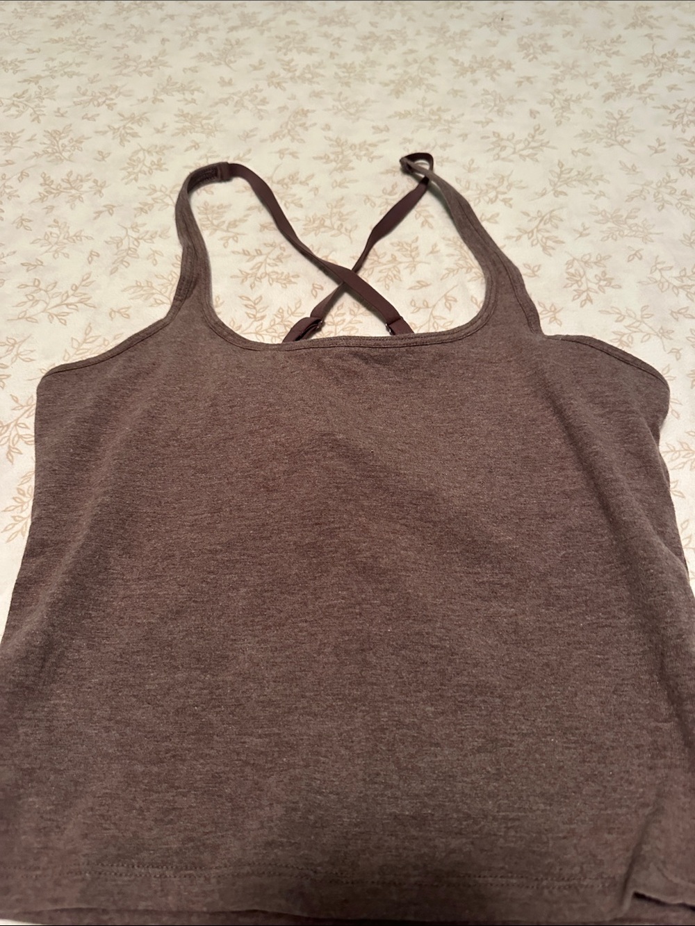 Victoria's Secret Brown Crisscross Back Camisole